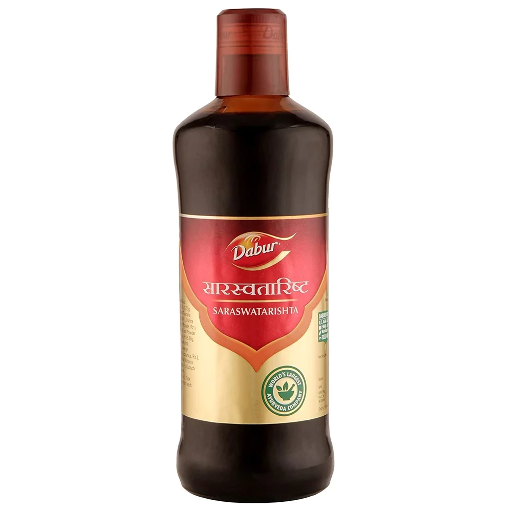 Dabur Saraswatharishta Liquid, 450 ml-1.webp